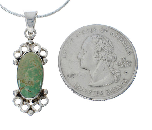 Sterling Silver Turquoise Southwestern Italian Snake Chain Necklace Set AX129066